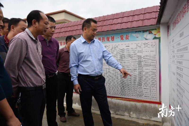 县长谭忠健深入农村指导扶贫工作.