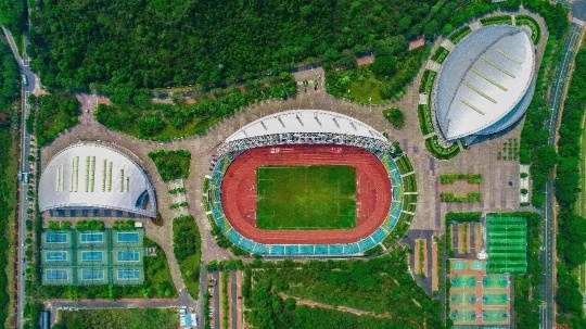 西丽大学城航拍 西丽大学城航拍