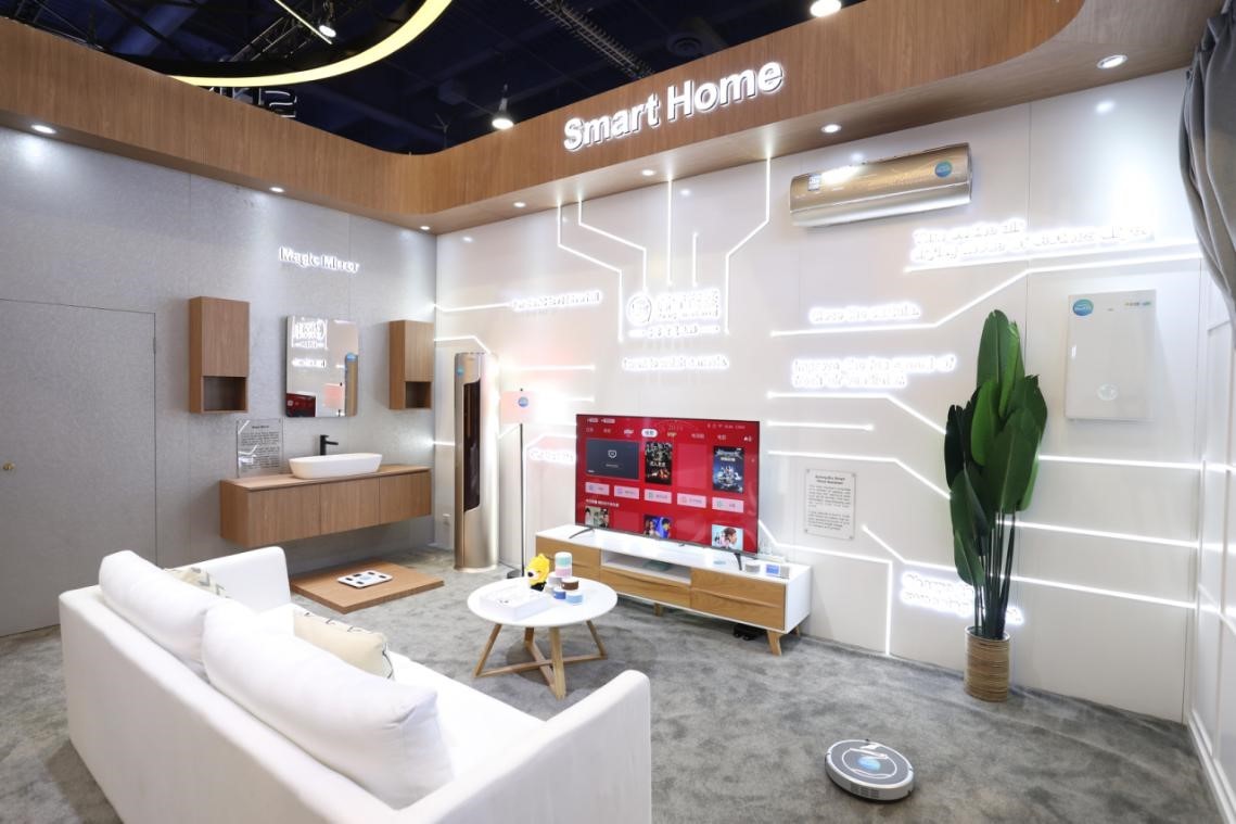 直击ces∣智慧家庭升级电器能直接向苏宁小店下单