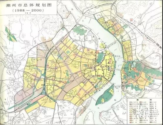 1988年版潮州城市总体规划