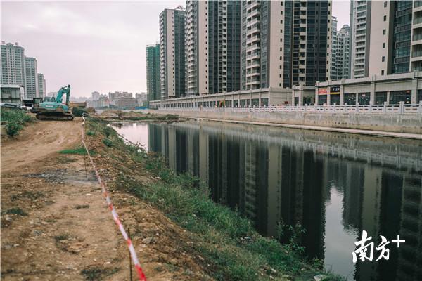洛塘渠现状。 洛塘渠现状。