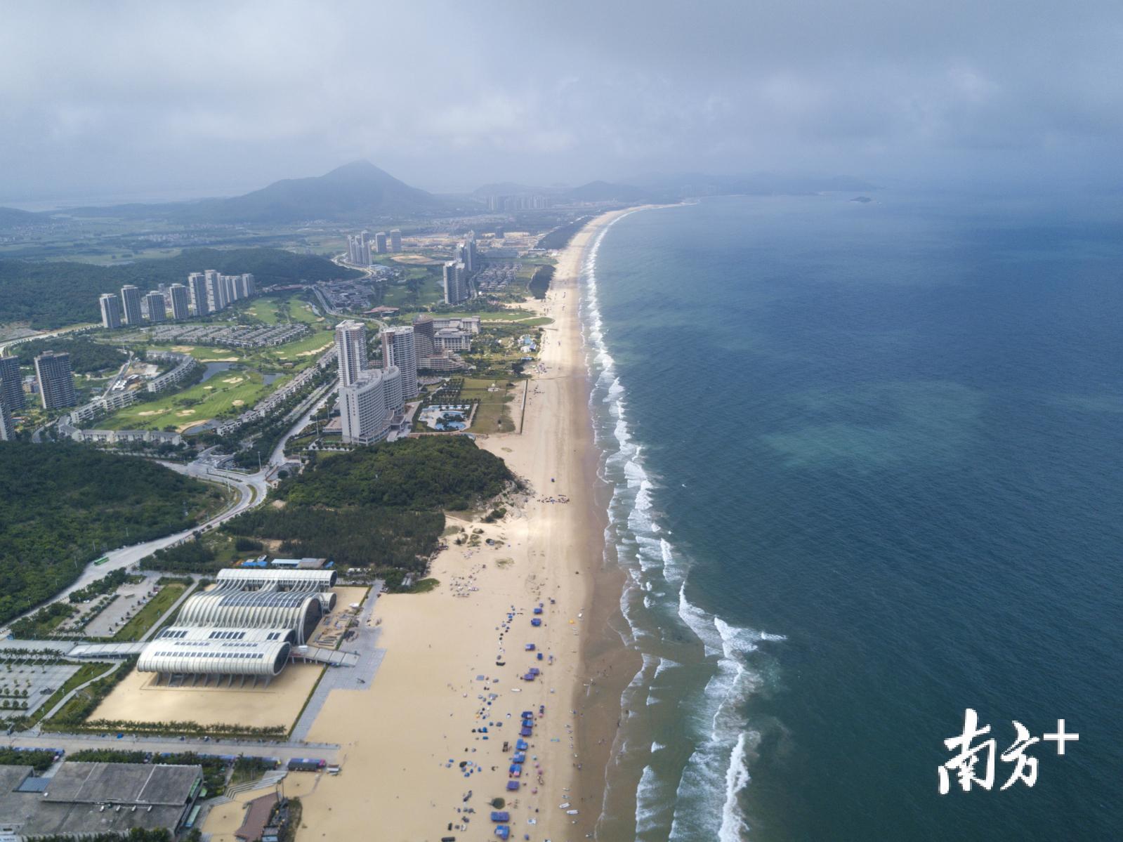 广东海上丝绸之路博物馆位于阳江海陵岛的“十里银滩”，南海Ⅰ号古沉船放置其中，占地13万平方米。南方日报记者 张由琼 摄