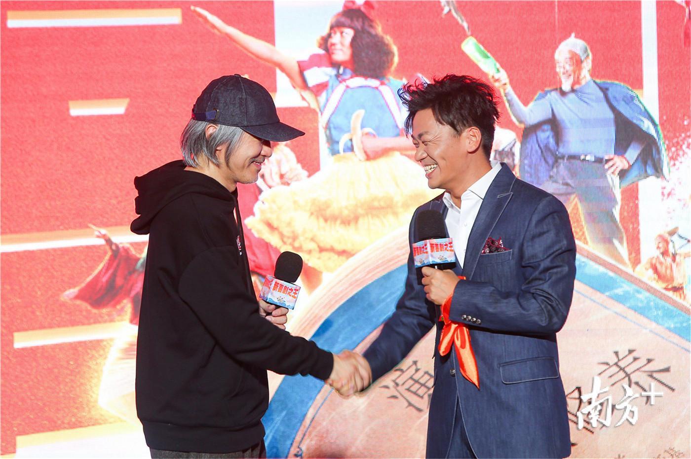 王宝强感谢周星驰对自己多年的鼓励。