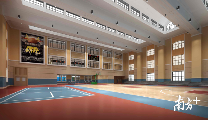 培英实验小学建筑设计采用欧式风格，具有气势恢宏的教学楼、体育馆。