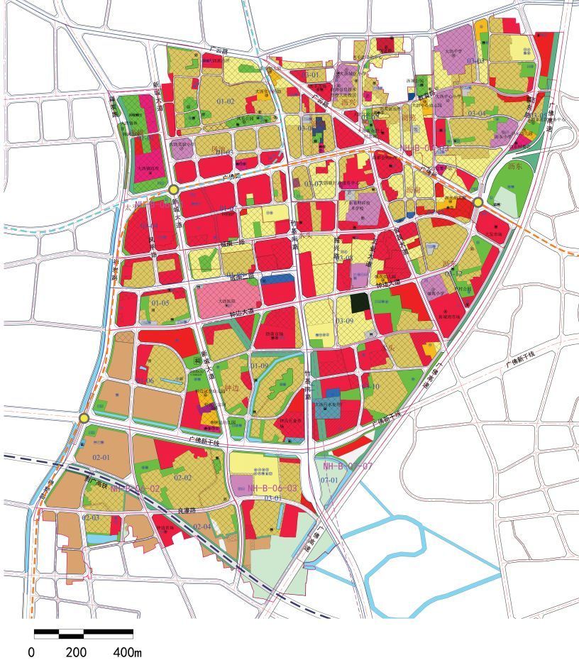 两条地铁线路途经大沥西部又一片区未来详细规划出炉