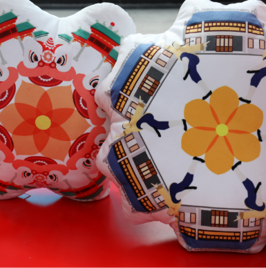 多款原创风车及文创产品为传统年俗活动注入新的创意元素.受访者供图