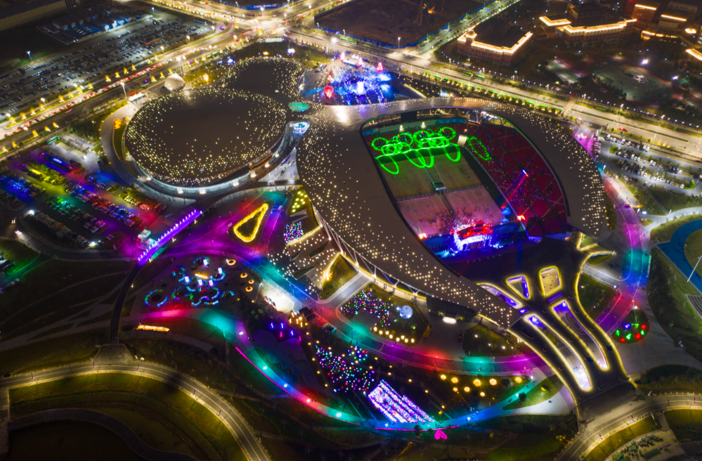 粤港澳大湾区(肇庆)光影艺术节 梁亮 摄 粤港澳大湾区(肇庆)光影艺术节 梁亮 摄