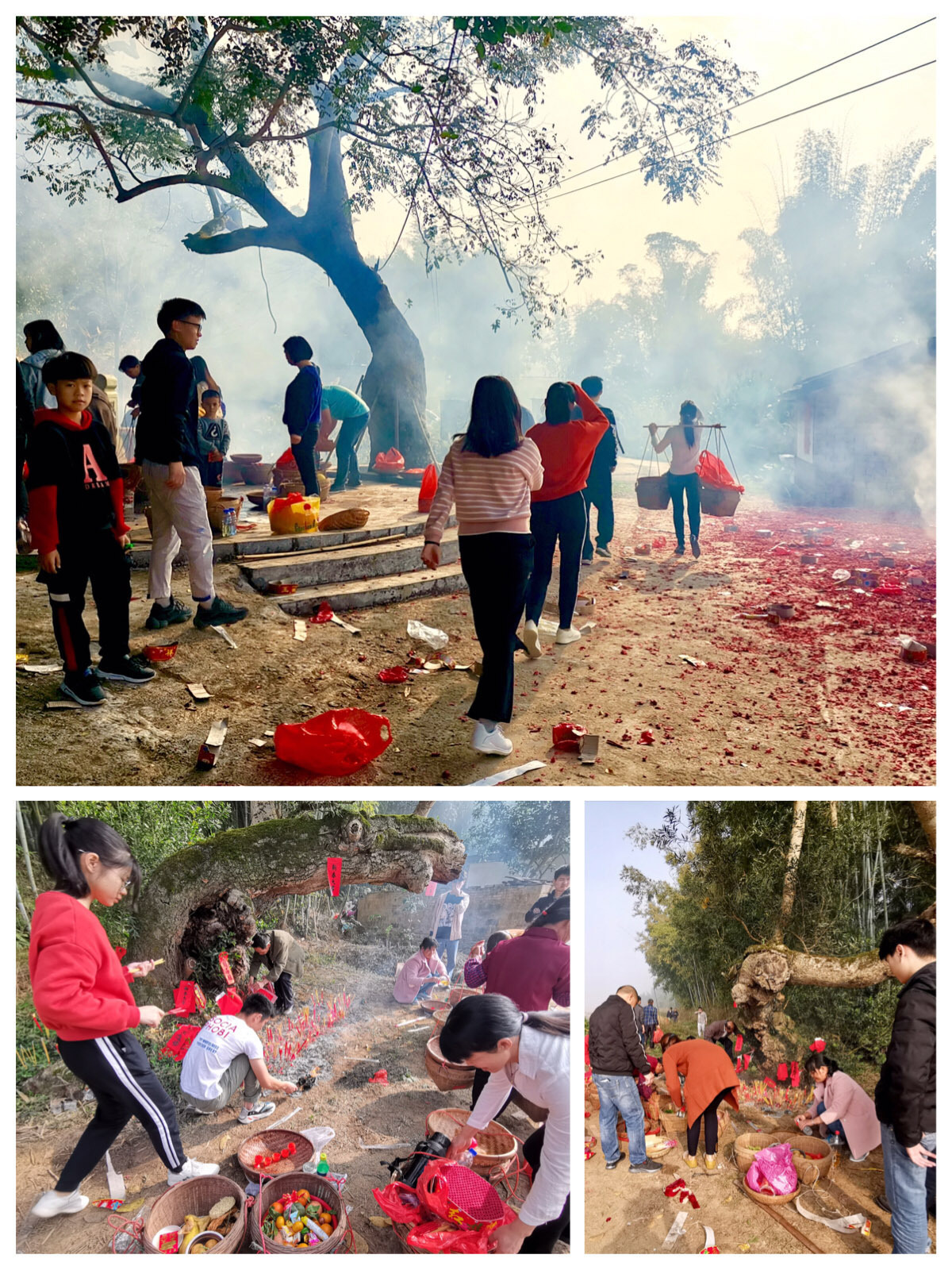 《拜树婆婆》2月6日,大年初二早上,封开县渔涝镇厥村.