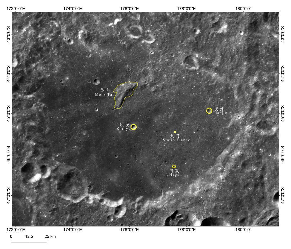 月球再添5个中国地名嫦娥落月的地方叫天河基地