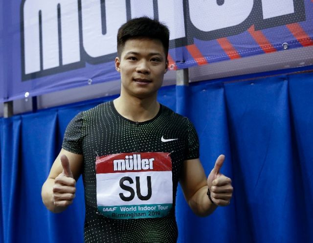 苏炳添:伯明翰夺冠成绩超过设定目标