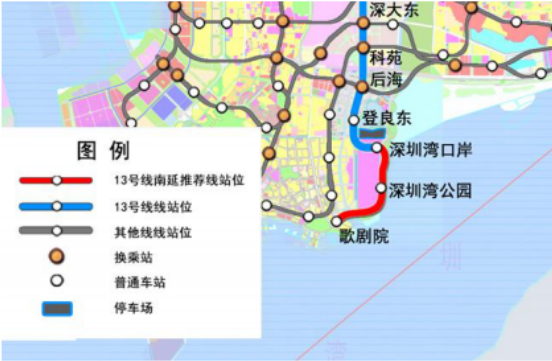 深圳11條擬建地鐵線站點曝光這條直通東莞附線路圖