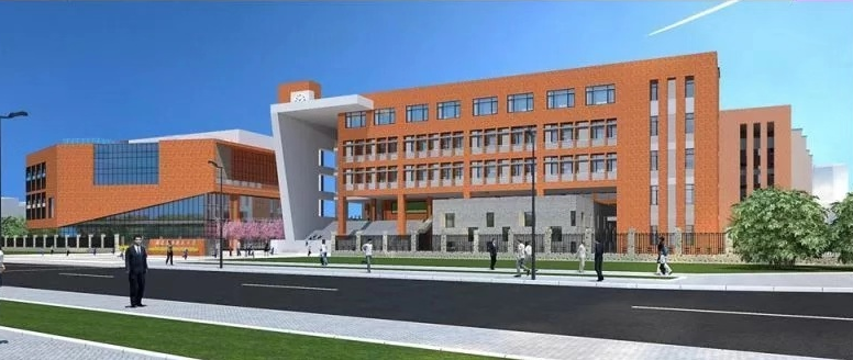 新逢沙小学效果图。