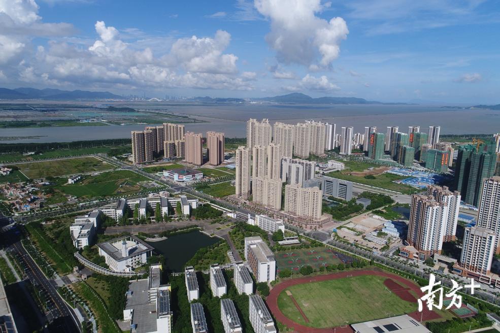 珠海西部生态新区金湾航空新城片区。南方日报记者 关铭荣 摄