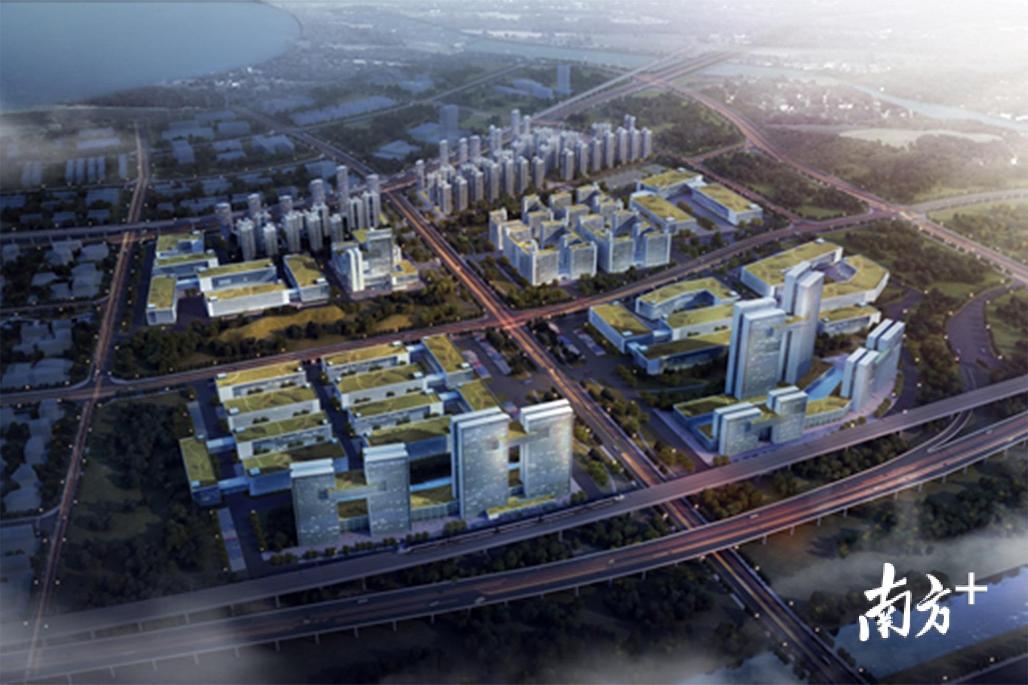 东莞OPPO智能制造中心项目效果图。