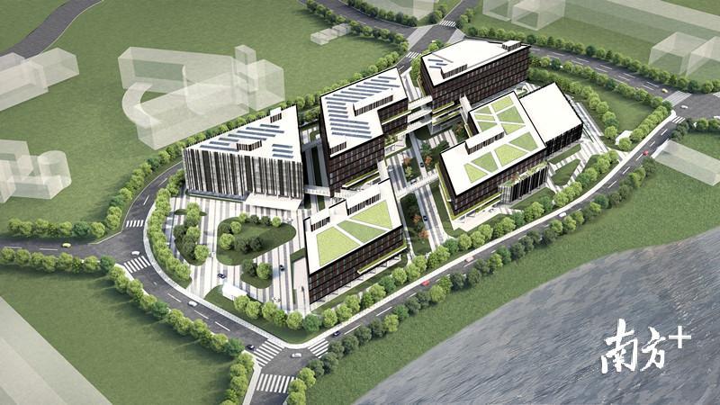 网易二期鸟瞰效果图 网易二期鸟瞰效果图