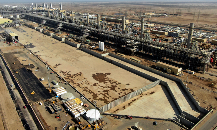 四航局参建的沙特吉赞JIGCC取排水项目泻湖区域 四航局参建的沙特吉赞JIGCC取排水项目泻湖区域