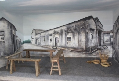 大沥城市发展展厅内展示的藤编 大沥城市发展展厅内展示的藤编