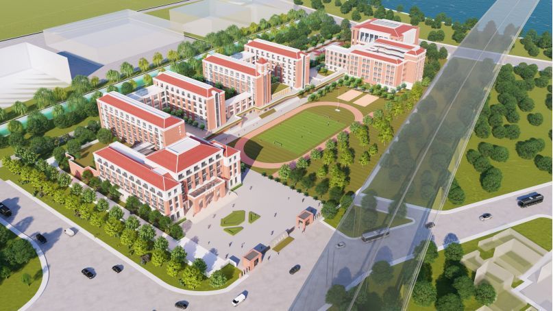 文翰二小(三山港小学)效果图 文翰二小(三山港小学)效果图