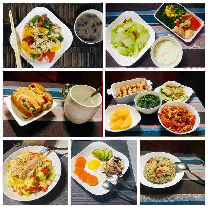 文文日常会用照片记录自己的饮食。