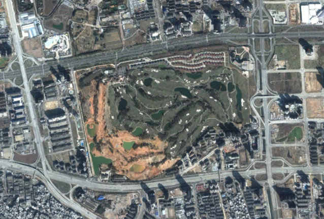 ”深高“2000年卫星云图, 图源：Google Earth