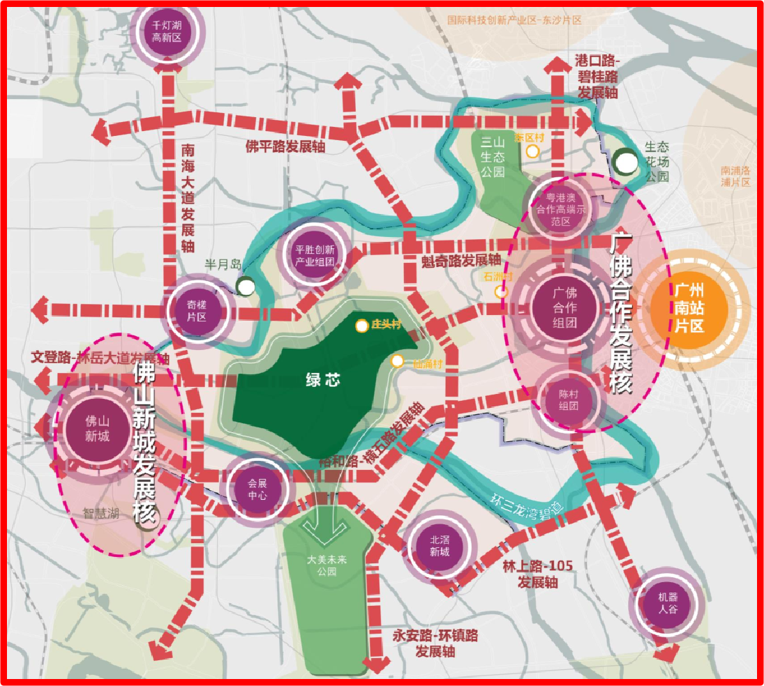 陈村拥有得天独厚的“三区叠加”的区位优势。