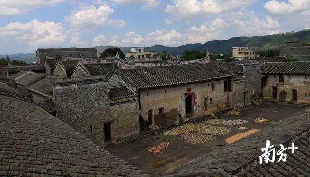欧江村的古建筑。 欧江村的古建筑。