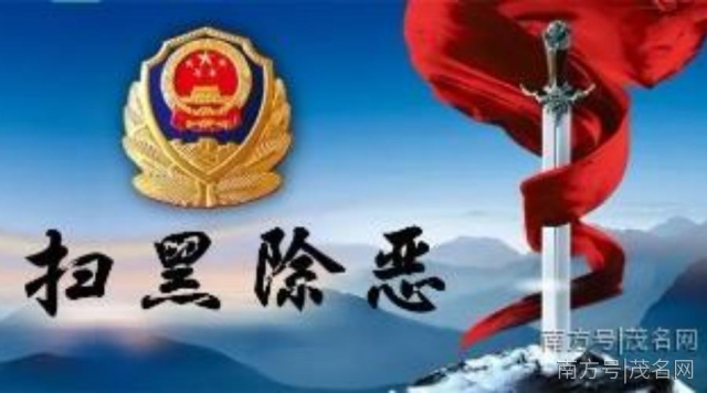 高州法院公开审理一涉黑案件12人受审