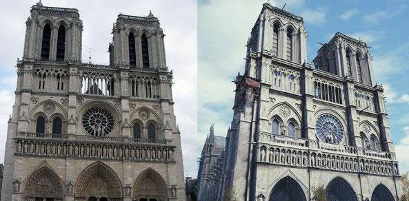 巴黎圣母院，哪个是游戏画面？