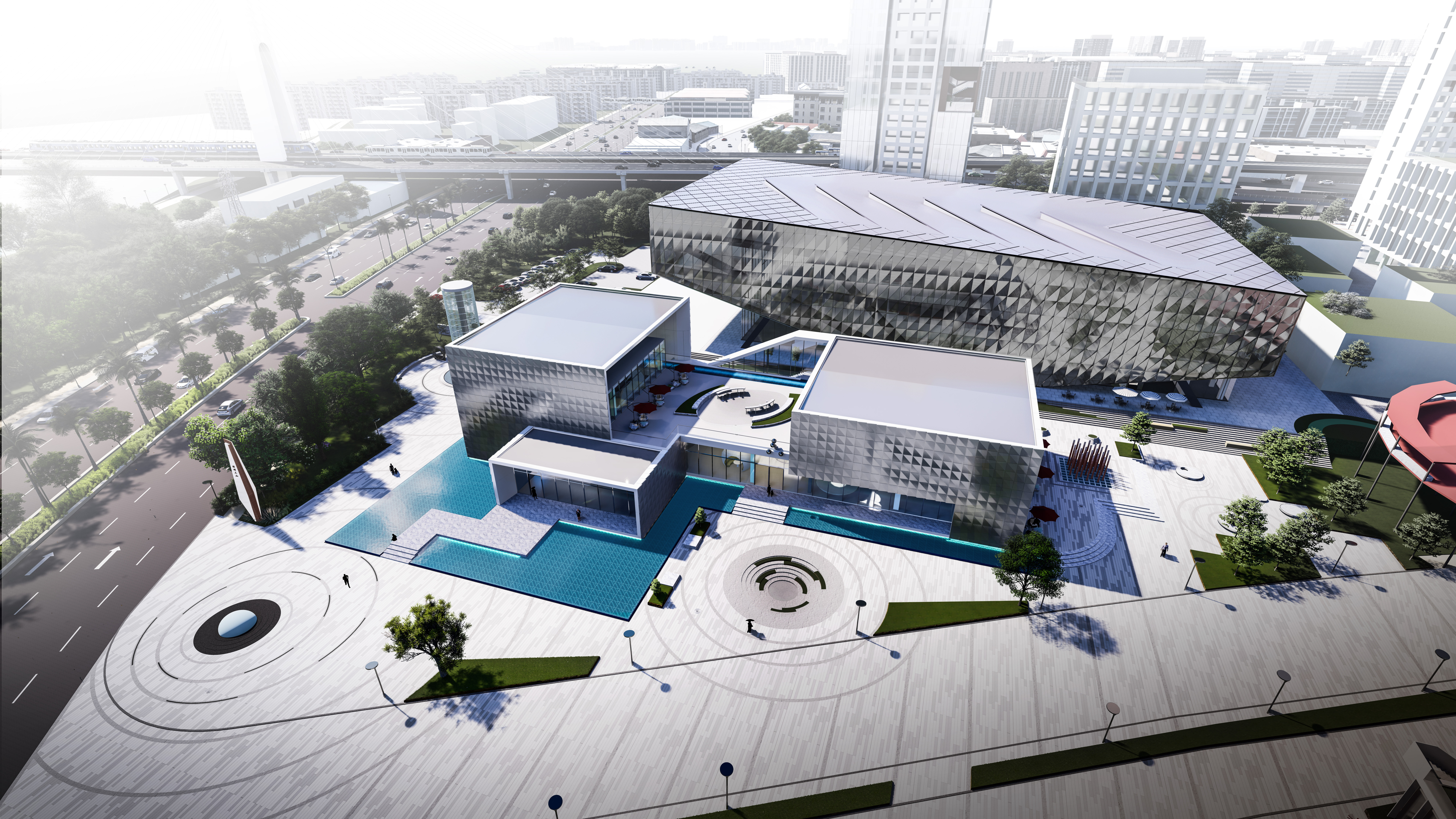 南海电竞文创产业中心电竞主场馆效果图.