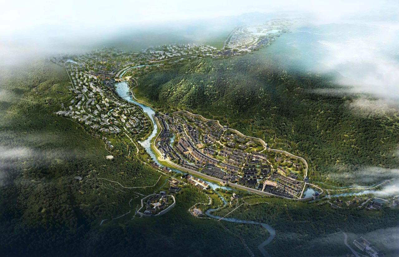 春沐源岭南生态小镇概念图 