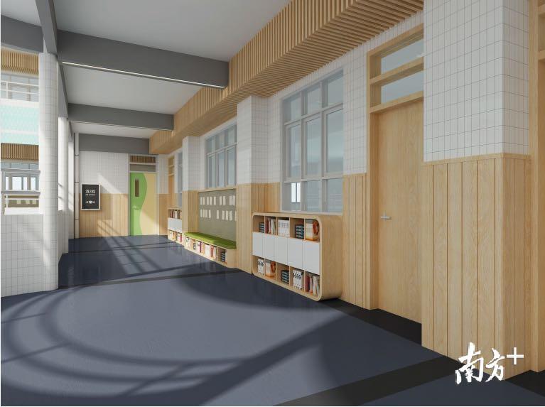 天河第一小学华穗校区。（效果图）