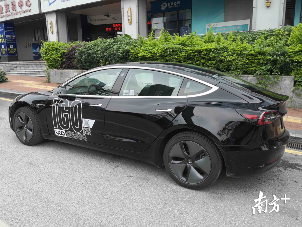 市面运行的特斯拉品牌iGO车辆