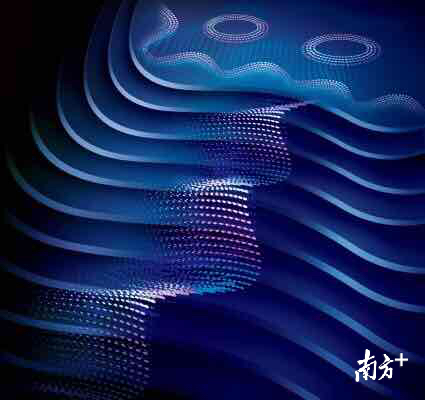 三维量子霍尔效应效果示意图