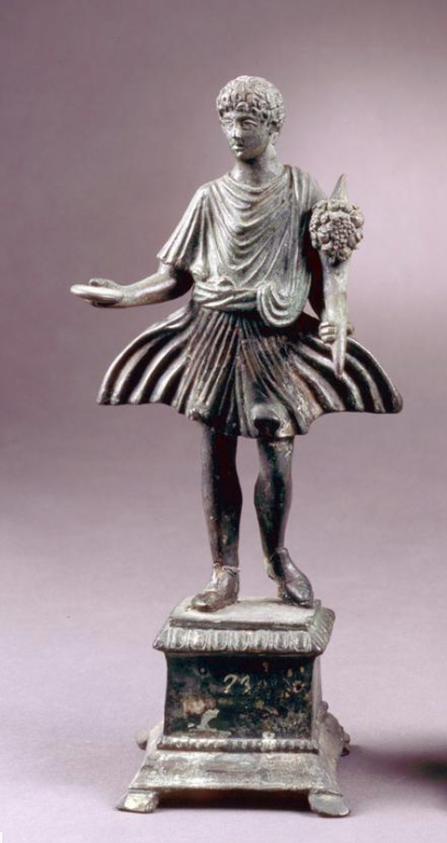 △家庭守护神拉尔青铜小雕像