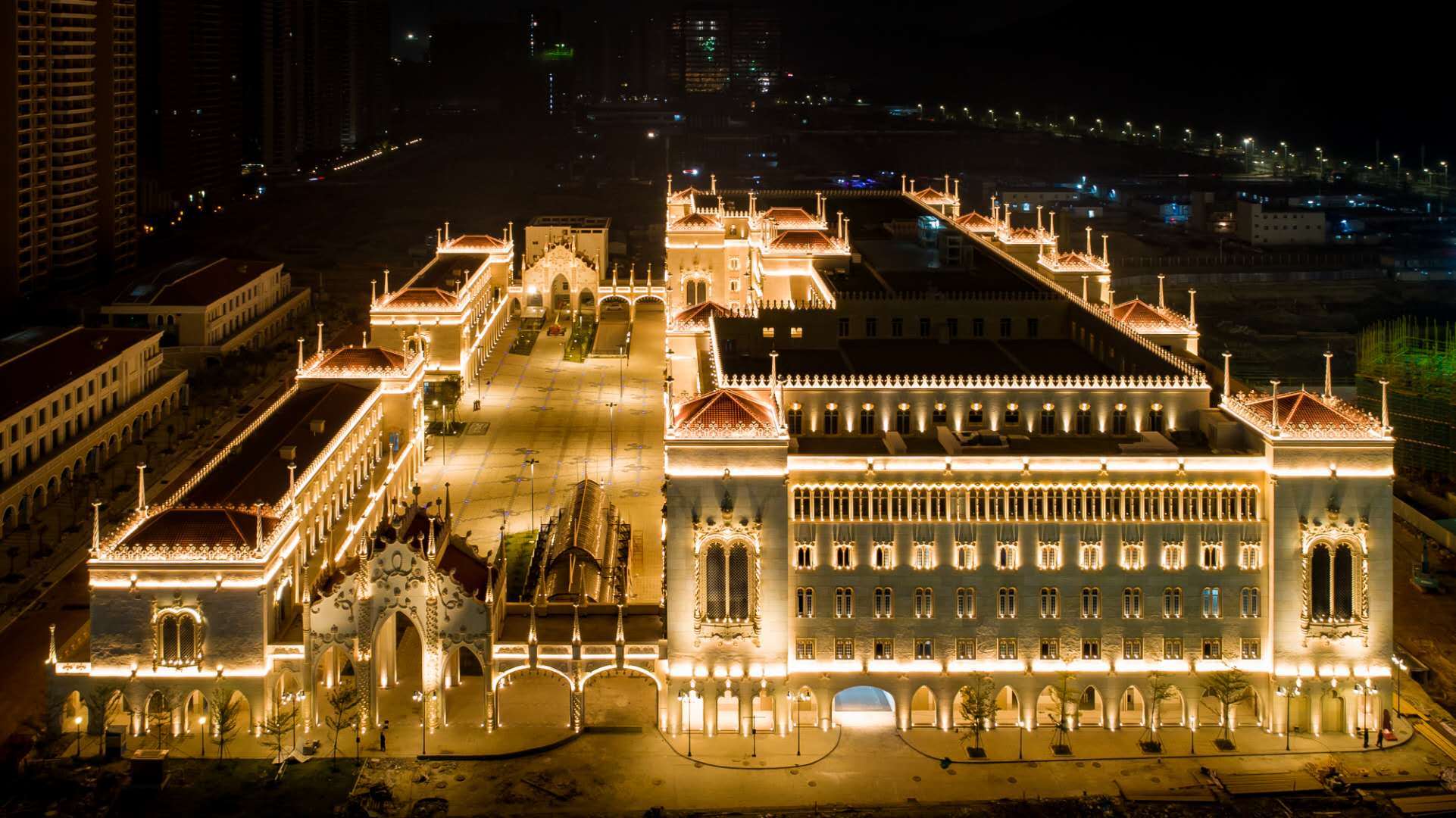 横琴励骏庞都广场夜景