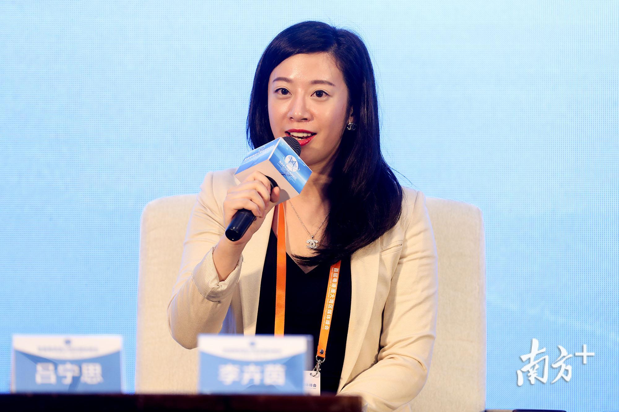 梳打传媒联合创办人、粤港澳大湾区青年总会副主席李卉茵 梳打传媒联合创办人、粤港澳大湾区青年总会副主席李卉茵