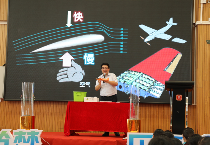 科普演讲“伯努利效应”