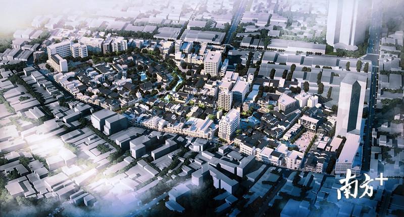 荔湾区恩宁路历史文化街区改造效果图。 摄影:肖雄 荔湾区恩宁路历史文化街区改造效果图。 摄影:肖雄