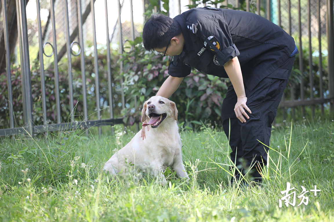 关舒文与缉毒犬菲利普