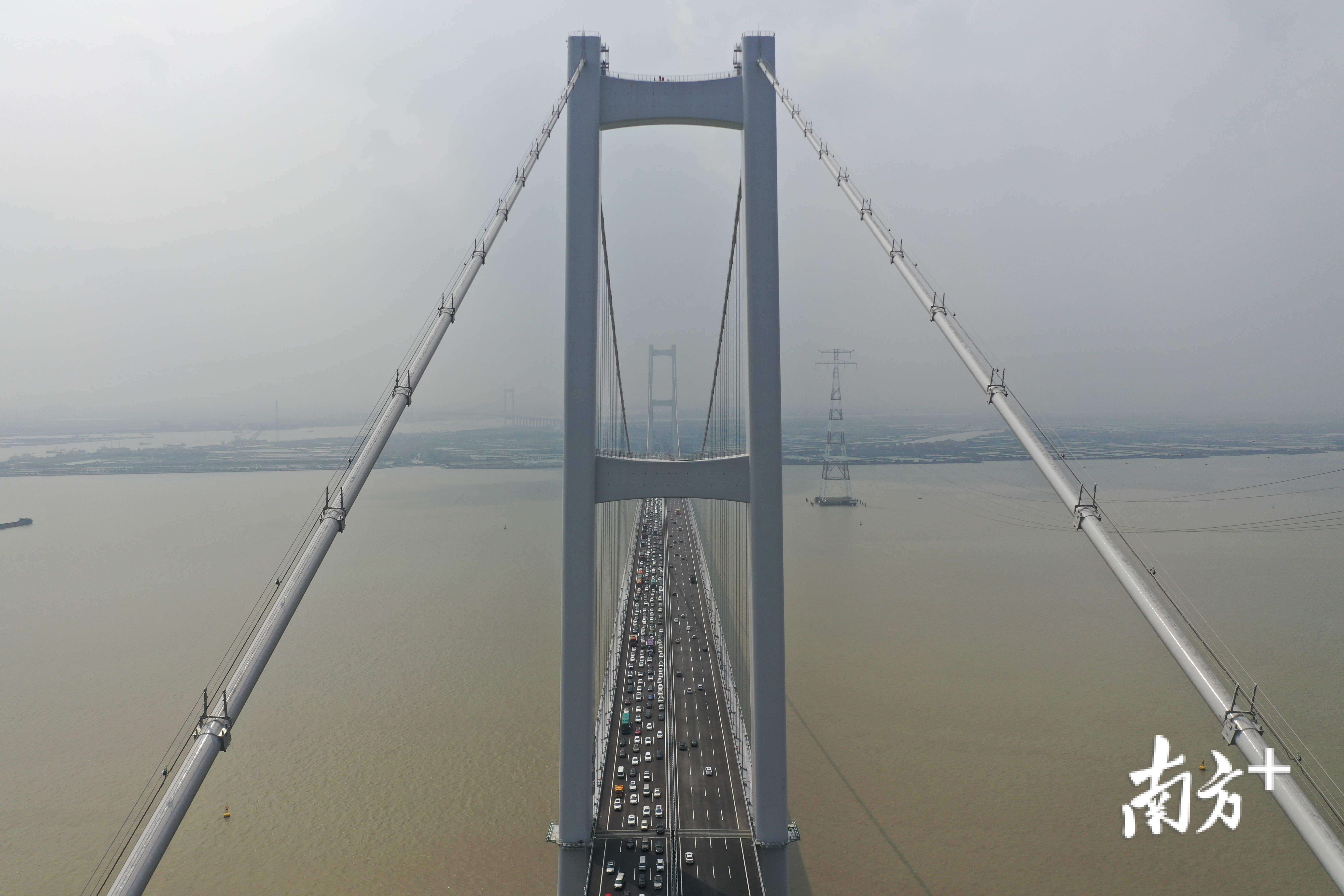 南沙大桥。 董天健 摄