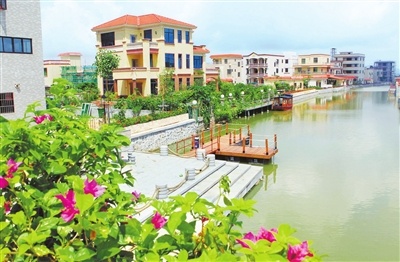 金湾红旗沙脊村。 金湾红旗沙脊村。