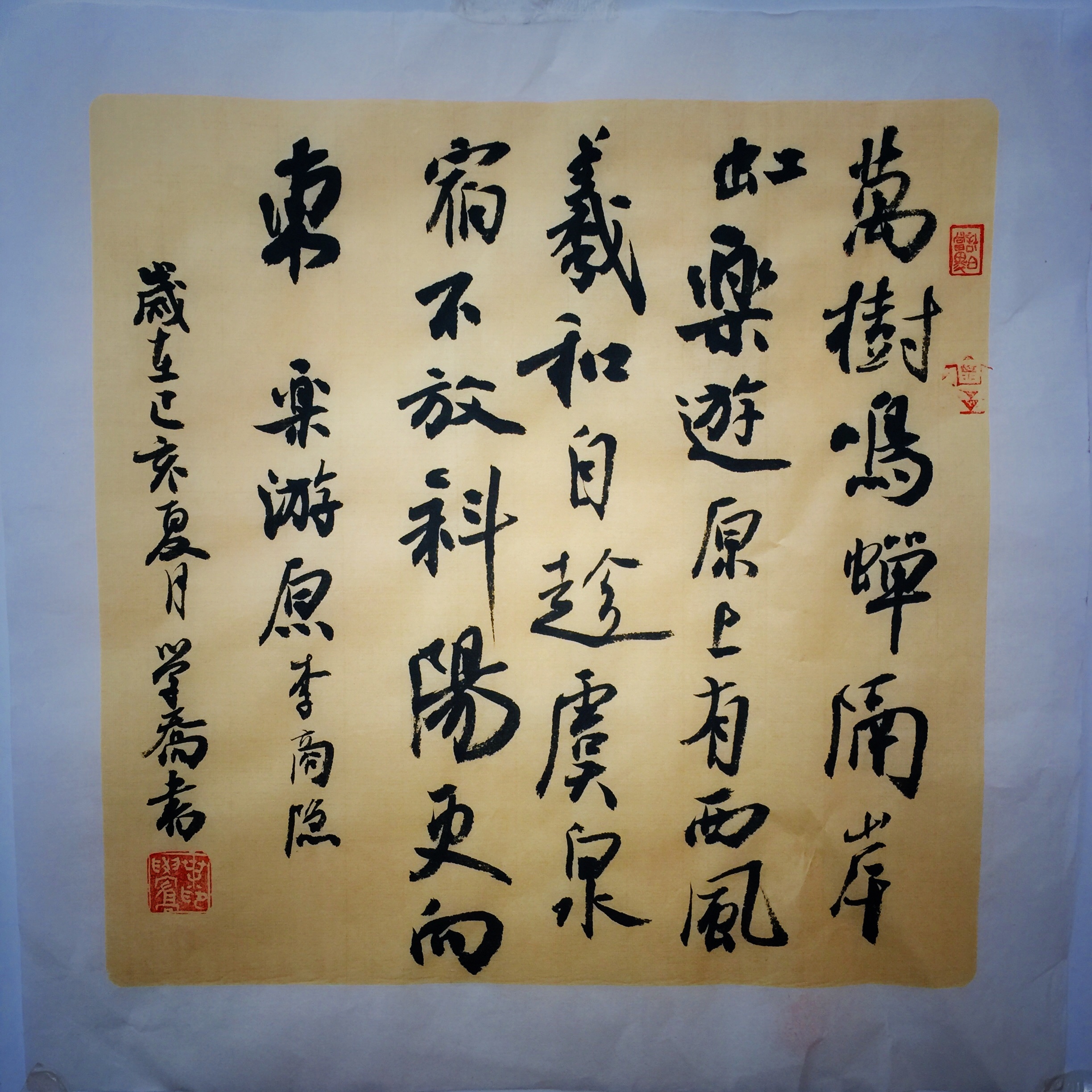 游山水黄江寻笔墨清凉,来看黄江书画爱好者眼中的夏日景致