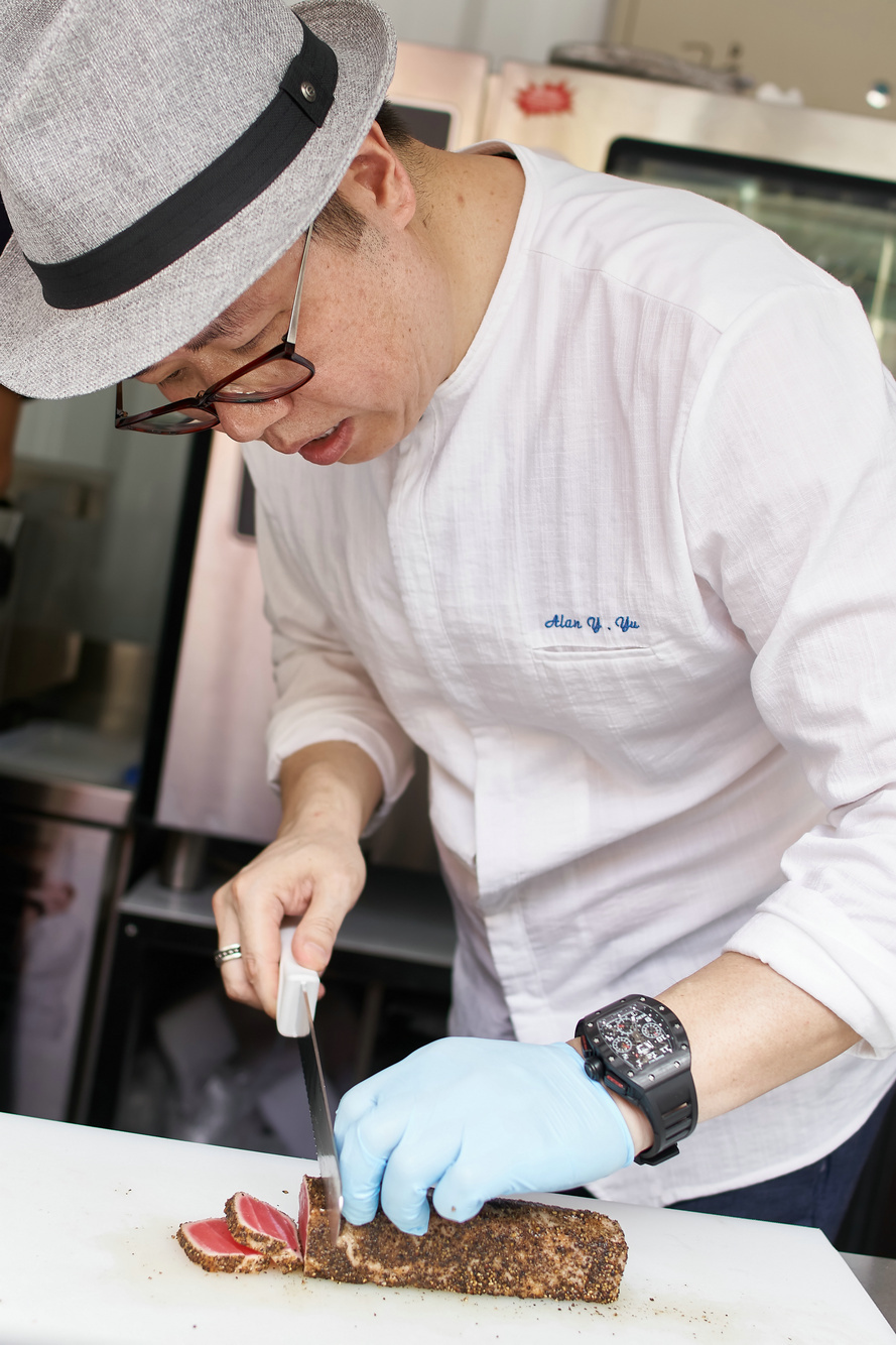 “创意厨神”Alan Yu。 “创意厨神”Alan Yu。