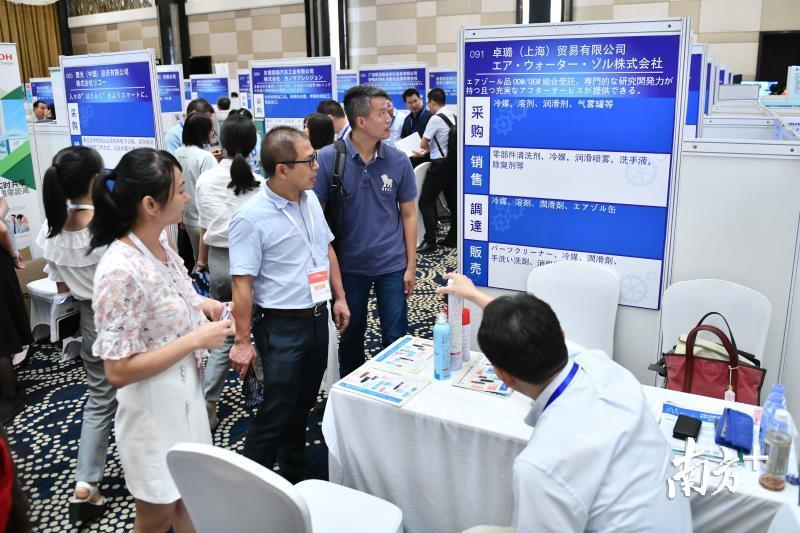 2019智能制造和节能环保产业推介会暨中日企业对接会现场。戴嘉信 摄