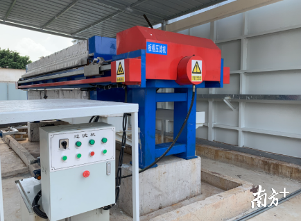 王芝涌设置的净水设备。李欣 摄