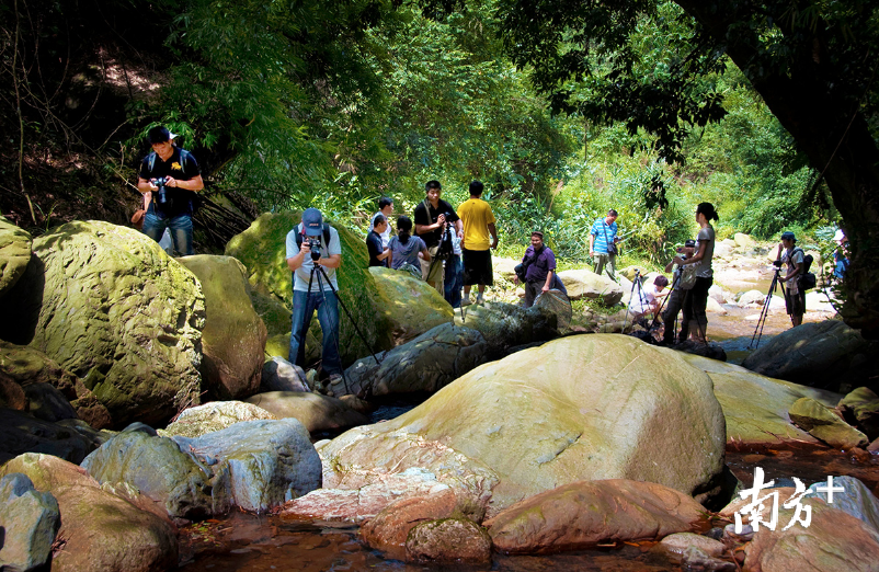摄影爱好者相约来到洞表村采拍美照 (李向荣 摄) 摄影爱好者相约来到洞表村采拍美照 (李向荣 摄)