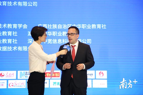 来自德国的弗劳恩霍夫工业自动化研究所国际项目负责人Kay Matzner。主办方供图