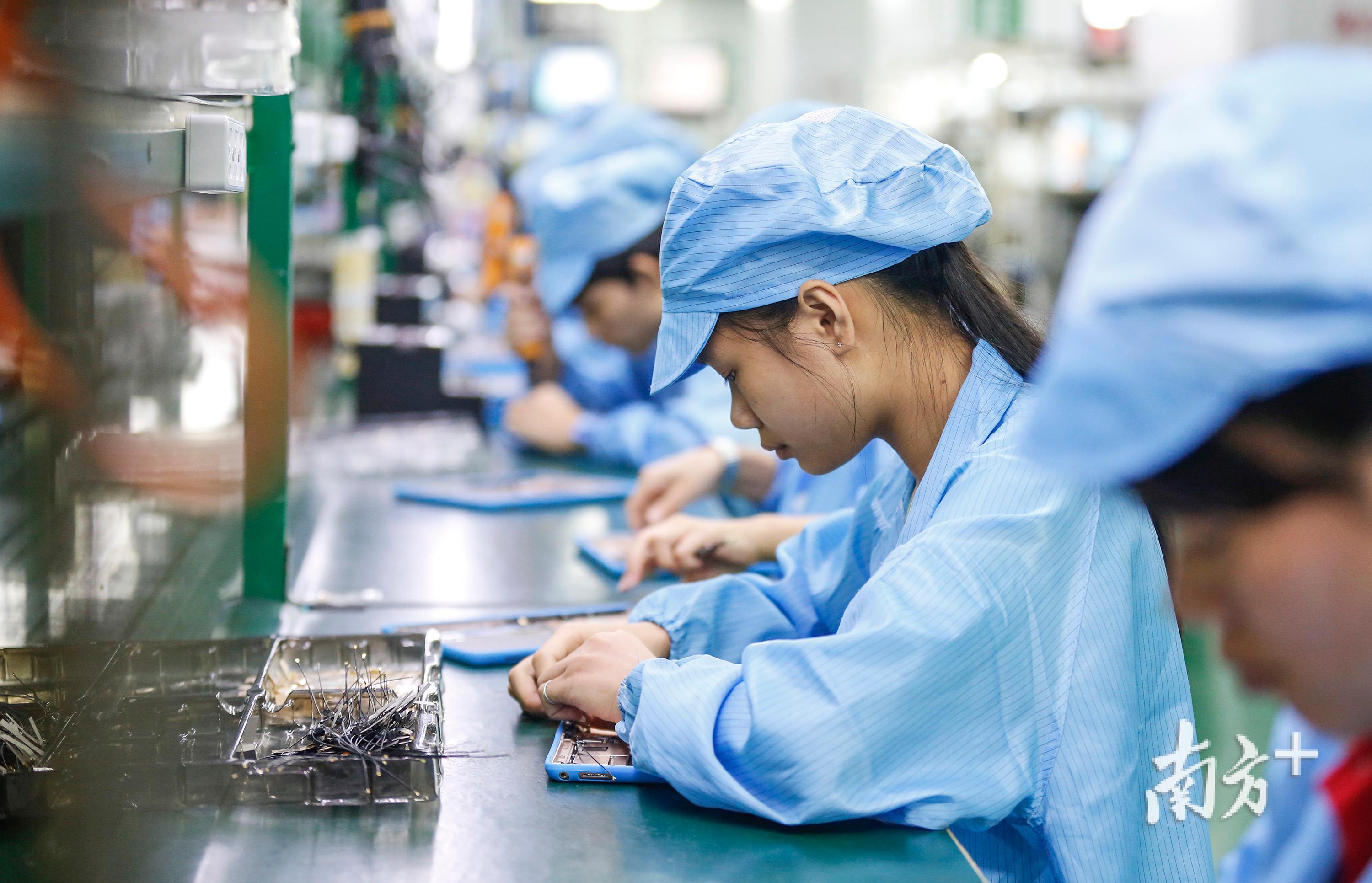 读书郎生产车间。 叶志文 摄