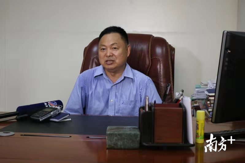 省应急管理专家、广州海洋地质调查局副局长李国胜接受采访。 省应急管理专家、广州海洋地质调查局副局长李国胜接受采访。