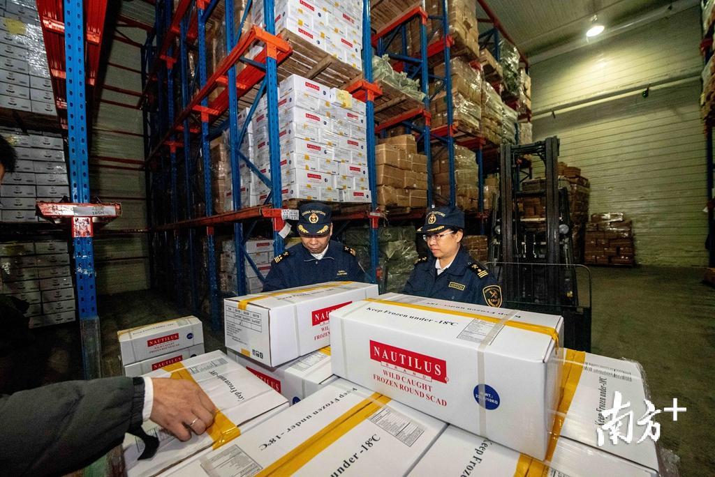 濠江海关针对水产品的特点,开辟水产品出口“绿色通道”。 濠江海关针对水产品的特点,开辟水产品出口“绿色通道”。